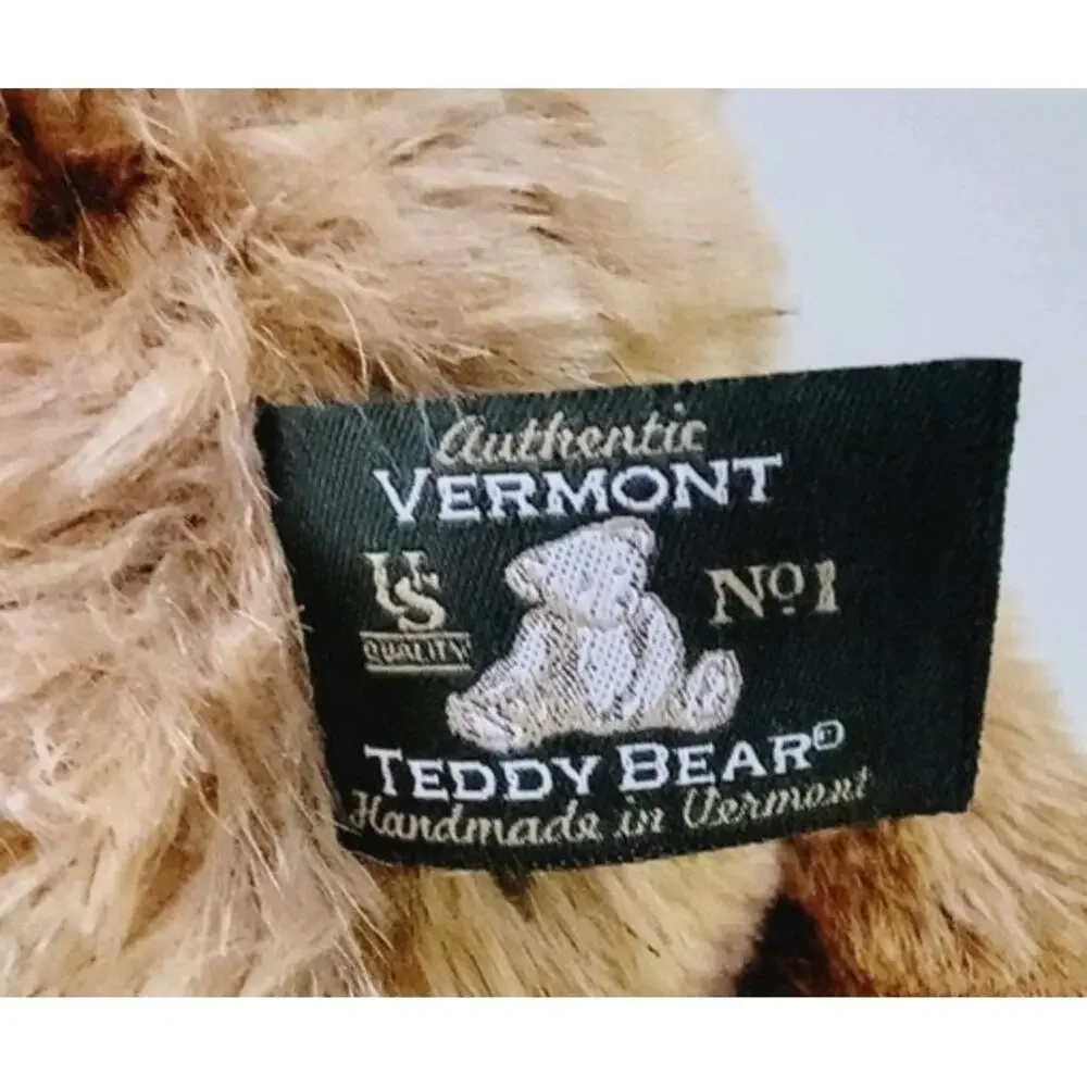 Vermont Teddy Bear 16” Jointed Brown Bear - Lifetime Guarantee! USA